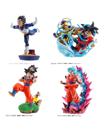 DRAGON BALL - Dracap Re Birth Limit Breaking - 4 Statue set 8.5cm