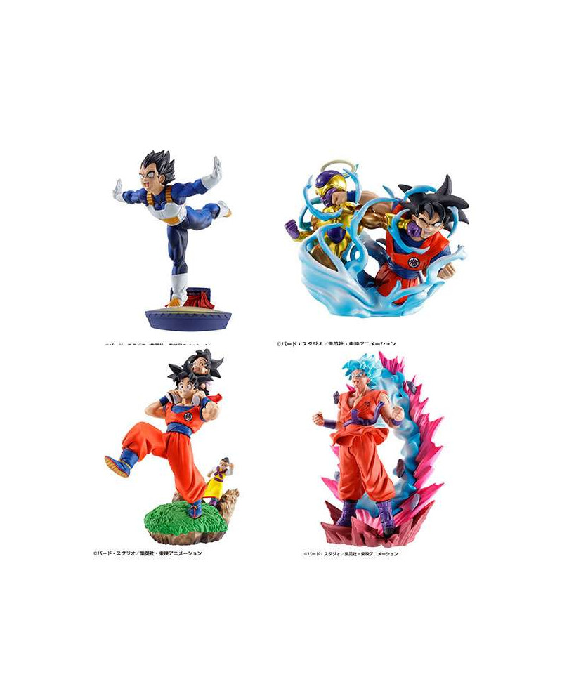 DRAGON BALL - Dracap Re Birth Limit Breaking - 4 Statue set 8.5cm