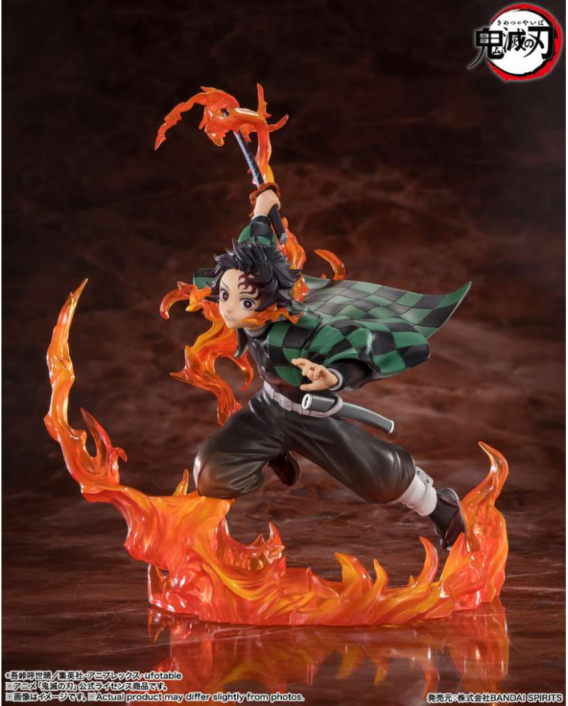 DEMON SLAYER - Tanjiro "Rengoku Sword" - Statue FiguartsZERO 19cm