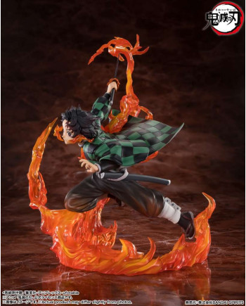 DEMON SLAYER - Tanjiro "Rengoku Sword" - Statue FiguartsZERO 19cm