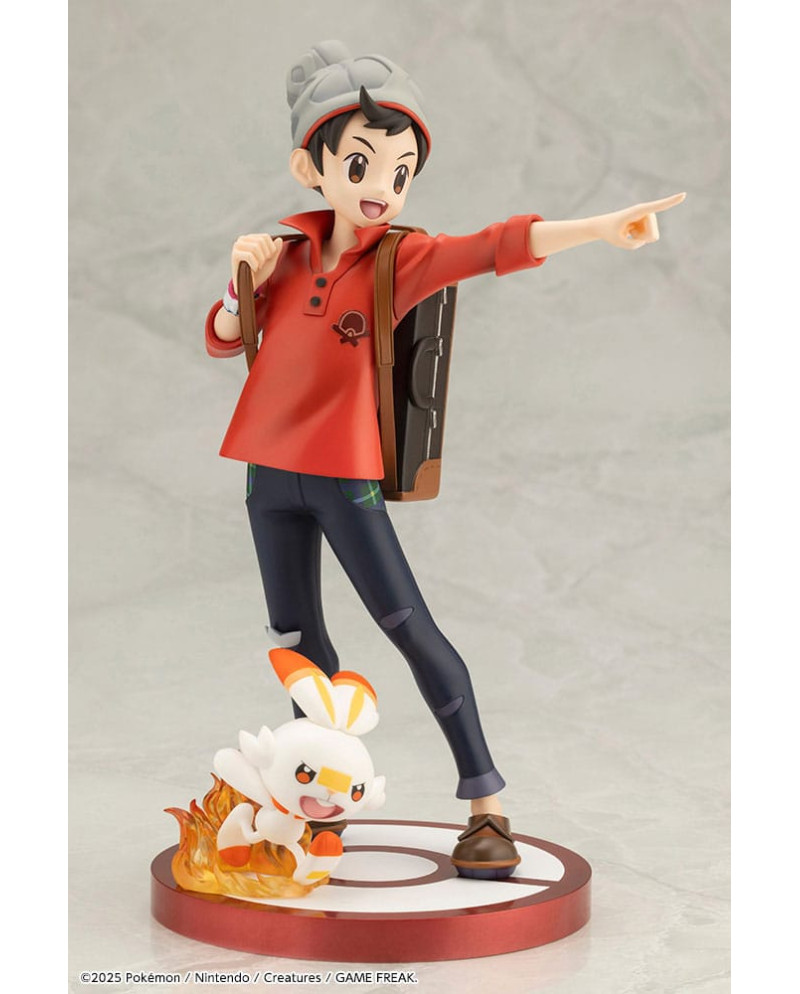 POKEMON - Victor & Scorbunny - Statue ARTFXJ 1/8 21cm