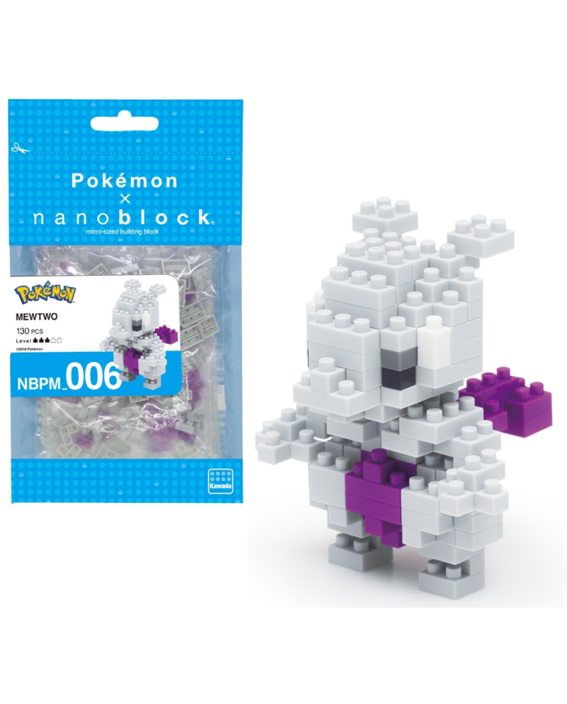POKEMON - Mewtwo - Figure Nanoblock 10cm