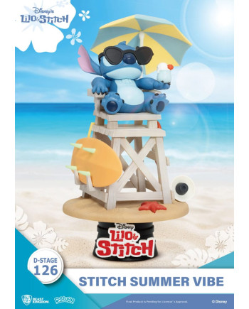 LILO & STITCH - Stitch Summer Vibe - Diorama D-Stage 16.4cm