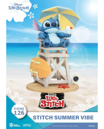 LILO & STITCH - Stitch Summer Vibe - Diorama D-Stage 16.4cm