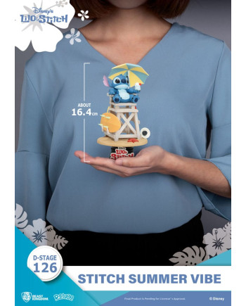 LILO & STITCH - Stitch Summer Vibe - Diorama D-Stage 16.4cm
