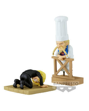 ONE PIECE - Sanji & Zeff - Figure WCF Log Stories 8cm
