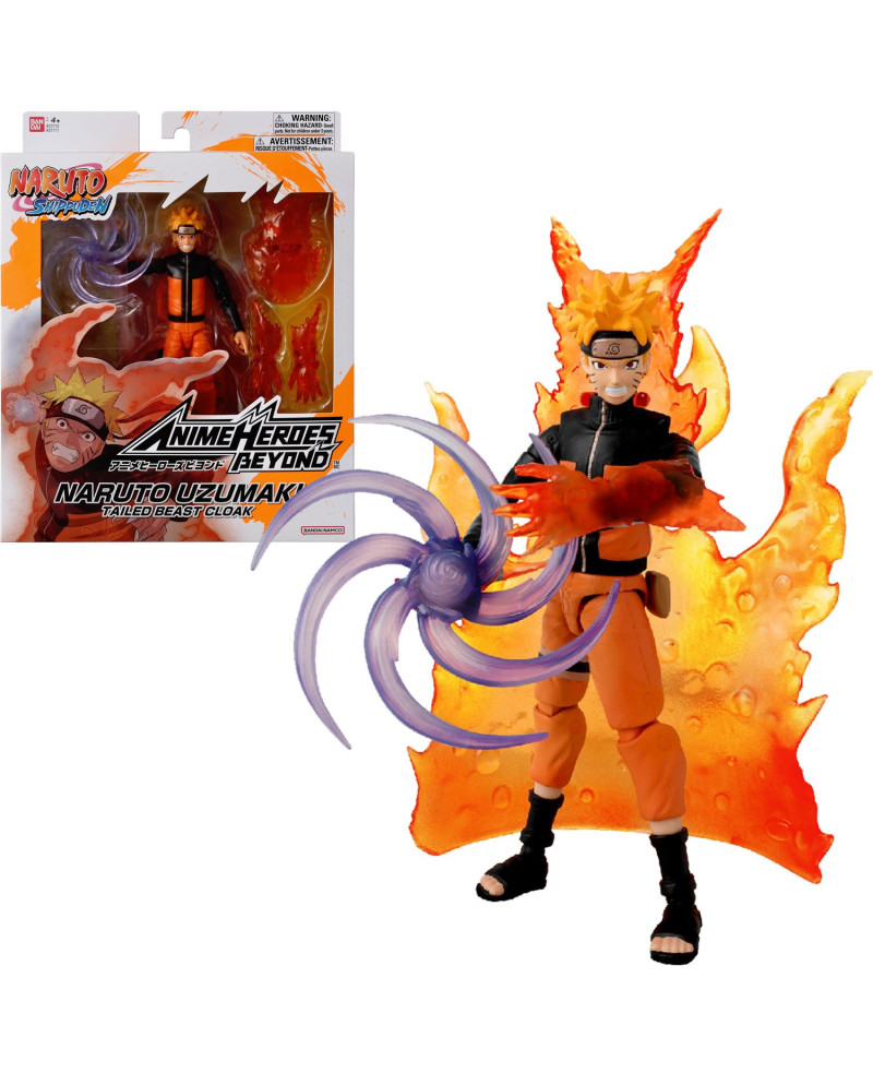 NARUTO - Naruto with transf. effect - Figure Anime Heroes Beyond 17cm