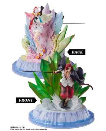ONE PIECE - Shanks et Uta - Statue Zero Extra Battle 24cm