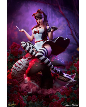 FAIRYTALE FANTASIES - Alice of Game Hearts - Statue '34x27x20cm'
