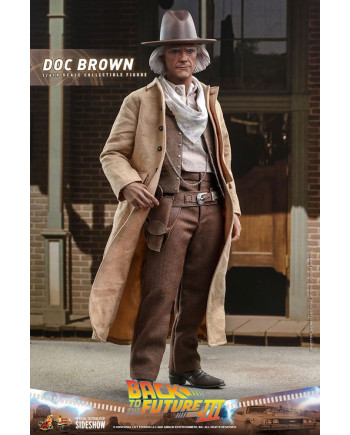 BACK TO THE FUTURE III - Doc Brown - Articulated Statue 32cm