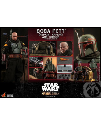 STAR WARS - Boba Fett & Throne - Action Figure Movie Masterpiece 30cm