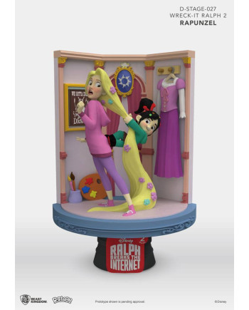 RALPH 2.0 - Rapunzel & Vanellope - D-Stage 15cm