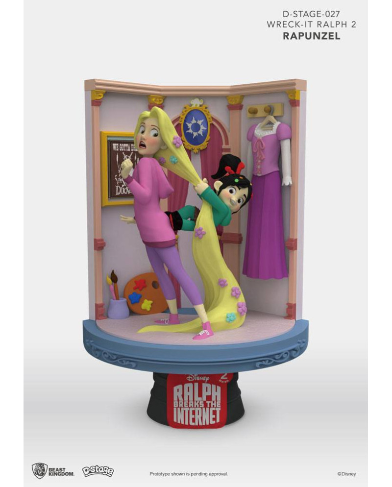 RALPH 2.0 - Rapunzel & Vanellope - D-Stage 15cm