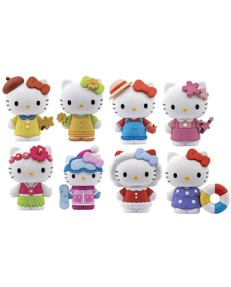 HELLO KITTY - Four Season Series -Assortiment 12 Fig. 7cm Blind Box