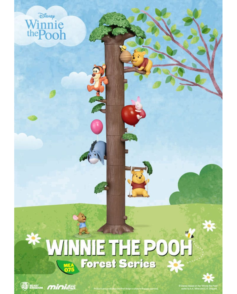 WINNIE THE POOH -Forest Series - 6 Mini Egg Attack Statuette Set 12cm