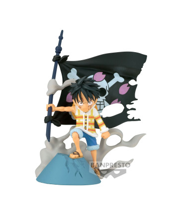 ONE PIECE - Monkey D. Luffy - Figure WCF-Log Stories 8cm