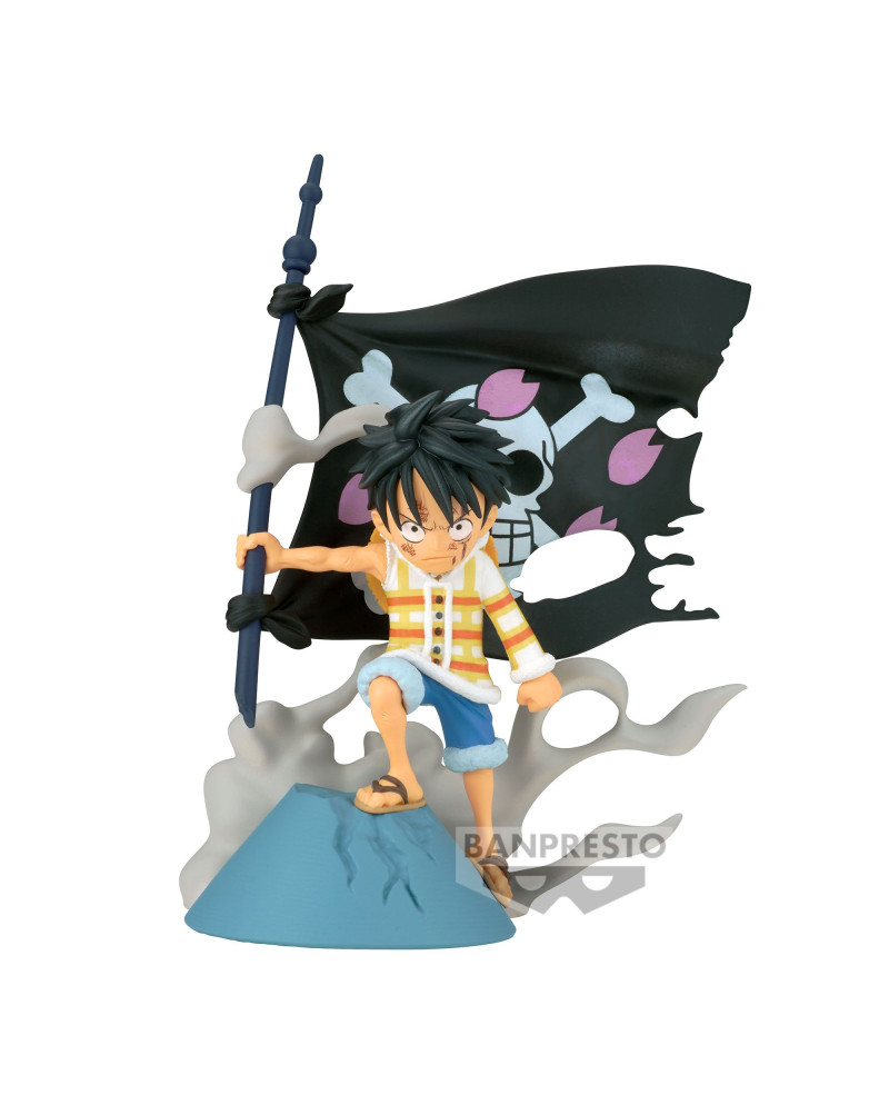 ONE PIECE - Monkey D. Luffy - Figure WCF-Log Stories 8cm
