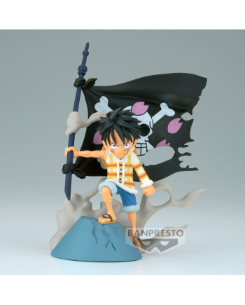 ONE PIECE - Monkey D. Luffy - Figure WCF-Log Stories 8cm