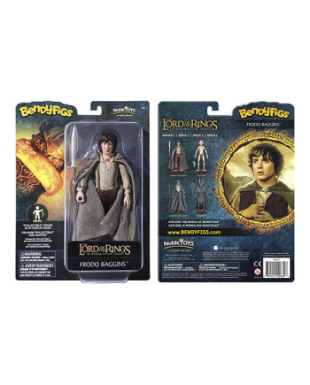LORD OF THE RINGS - Frodon - Bendyfigs Figure with Support