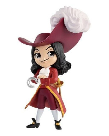 DISNEY - Q Posket Mini Girls Villains - Captain Hook - 7cm