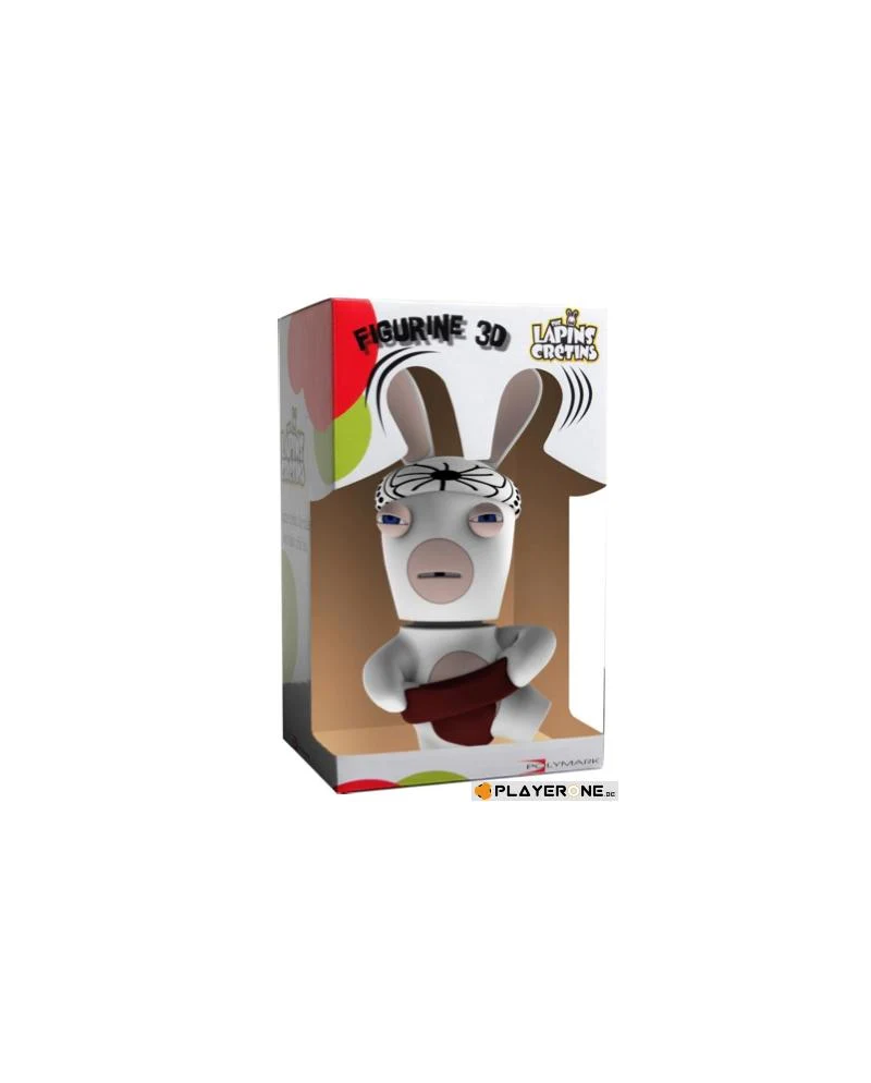LAPINS CRETINS - Figurine 3D Lapin Sumo ( 21 cm )