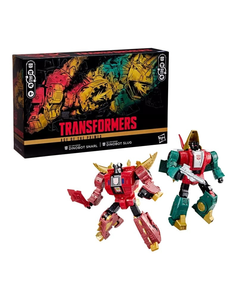TRANSFORMERS - Dinobot Slug & Snarl - Figure Age of the Primes 21.5cm