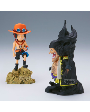 ONE PIECE - Ace VS Marshall D. Teach - Figure WCF Log Stories 8cm