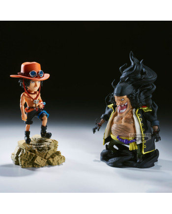 ONE PIECE - Ace VS Marshall D. Teach - Figure WCF Log Stories 8cm