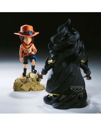 ONE PIECE - Ace VS Marshall D. Teach - Figure WCF Log Stories 8cm