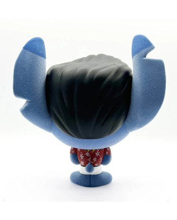 STITCH - Elvis Blue Hawaiian - Bhunny Flocked Vinyl Figure - 10cm
