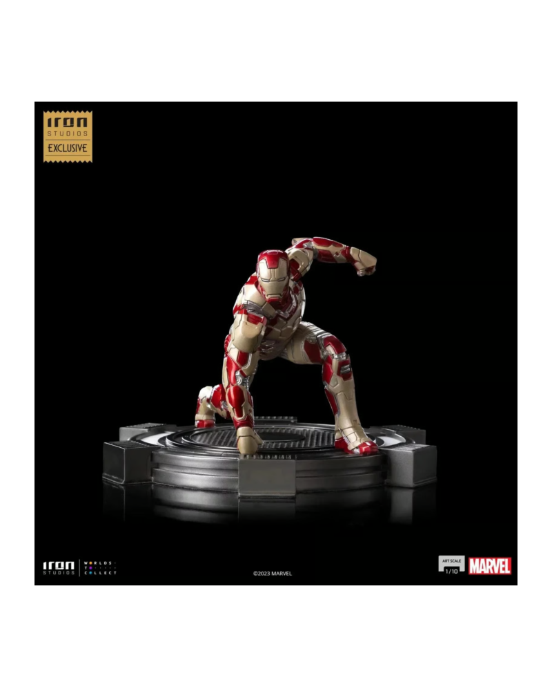 MARVEL - Iron Man Mark XLII -Statue Del. Art Scale 1/10 14cm 2023 CCXP