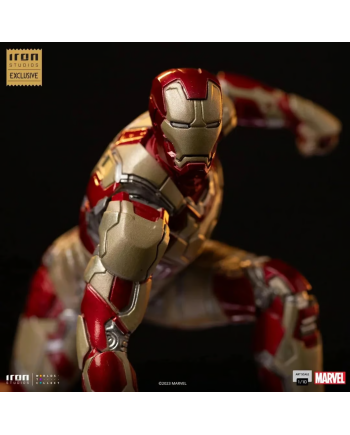 MARVEL - Iron Man Mark XLII -Statue Del. Art Scale 1/10 14cm 2023 CCXP