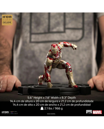 MARVEL - Iron Man Mark XLII -Statue Del. Art Scale 1/10 14cm 2023 CCXP