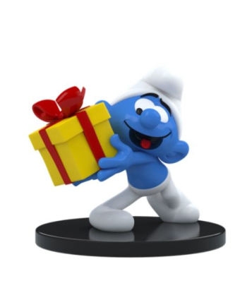SMURF - Jokey Smurf with Gift - Figure 4inch