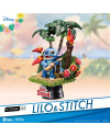 Vue complète du diorama Stitch D-Stage 004 par Beast Kingdom