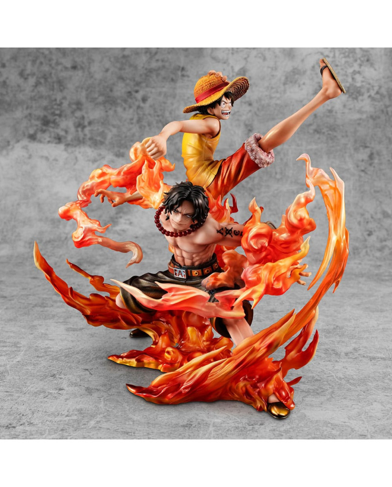 ONE PIECE - Luffy & Ace "Bond between brothers" - Statue P.O.P. 25cm