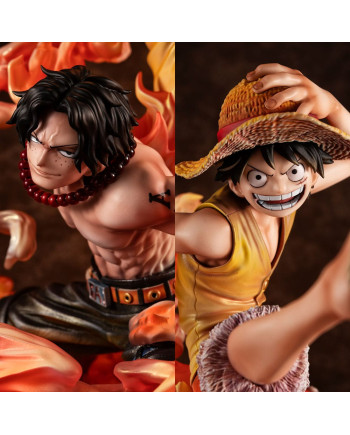 ONE PIECE - Luffy & Ace "Bond between brothers" - Statue P.O.P. 25cm