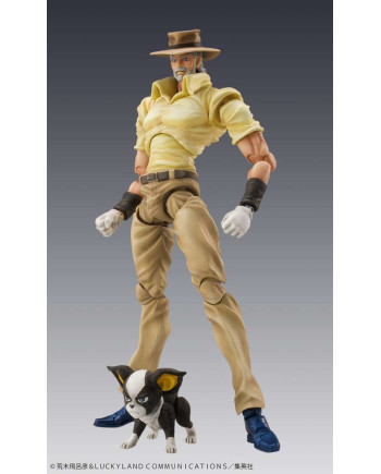 JOJO PART 3 - Joseph Joestar & Iggy - Fig. Super Action Chozokado 15cm