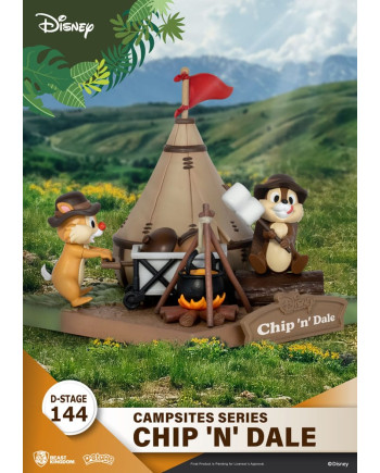 DISNEY - Chip & Dale - Diorama D-Stage Campsite Series 10cm