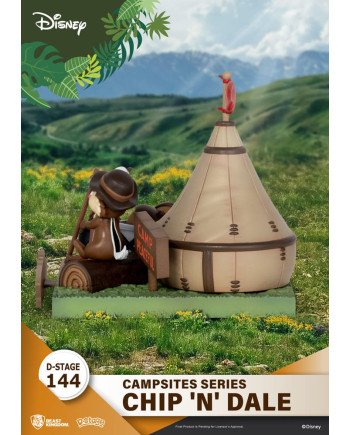 DISNEY - Chip & Dale - Diorama D-Stage Campsite Series 10cm