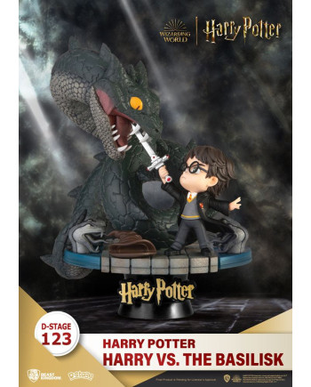 HARRY POTTER - VS the Basilisk - Statue D-Stage Diorama PVC 16cm