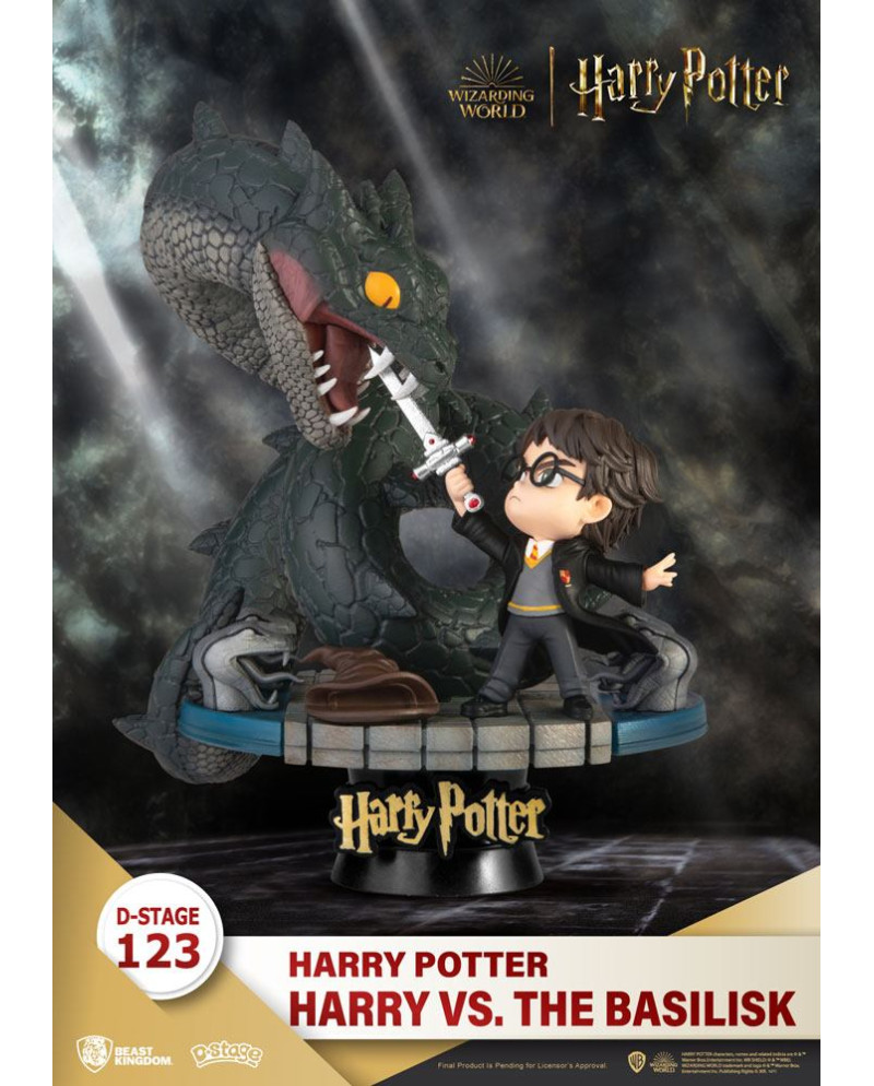 HARRY POTTER - VS the Basilisk - Statue D-Stage Diorama PVC 16cm