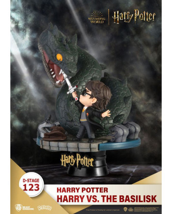 HARRY POTTER - VS the Basilisk - Statue D-Stage Diorama PVC 16cm