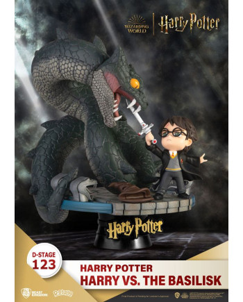 HARRY POTTER - VS the Basilisk - Statue D-Stage Diorama PVC 16cm