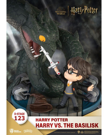 HARRY POTTER - VS the Basilisk - Statue D-Stage Diorama PVC 16cm