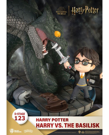 HARRY POTTER - VS the Basilisk - Statue D-Stage Diorama PVC 16cm