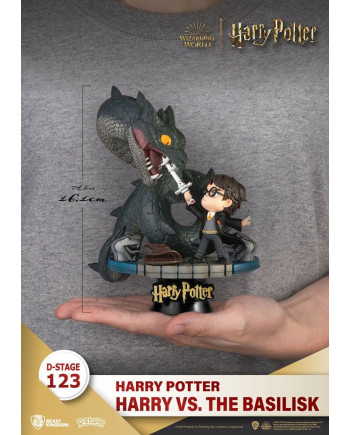 HARRY POTTER - VS the Basilisk - Statue D-Stage Diorama PVC 16cm