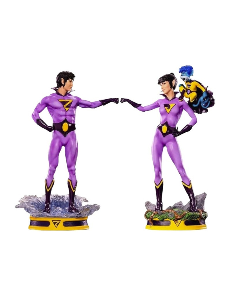 WONDER TWINS - 2-Pack Statuette 1/10 Art Scale DELUXE - 21cm Exclusive