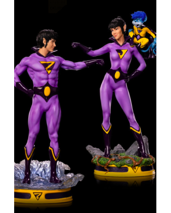 WONDER TWINS - 2-Pack Statuette 1/10 Art Scale DELUXE - 21cm Exclusive