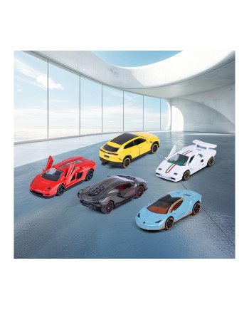 RIDE COOL - Lamborghini - Pack of 5 Miniature Cars - 1:64